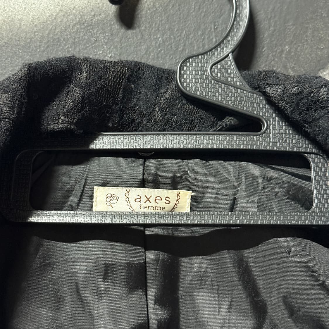 액시즈팜 고딕 러블리 원버튼 프릴 핀턱 백리본 자켓 상품이미지6