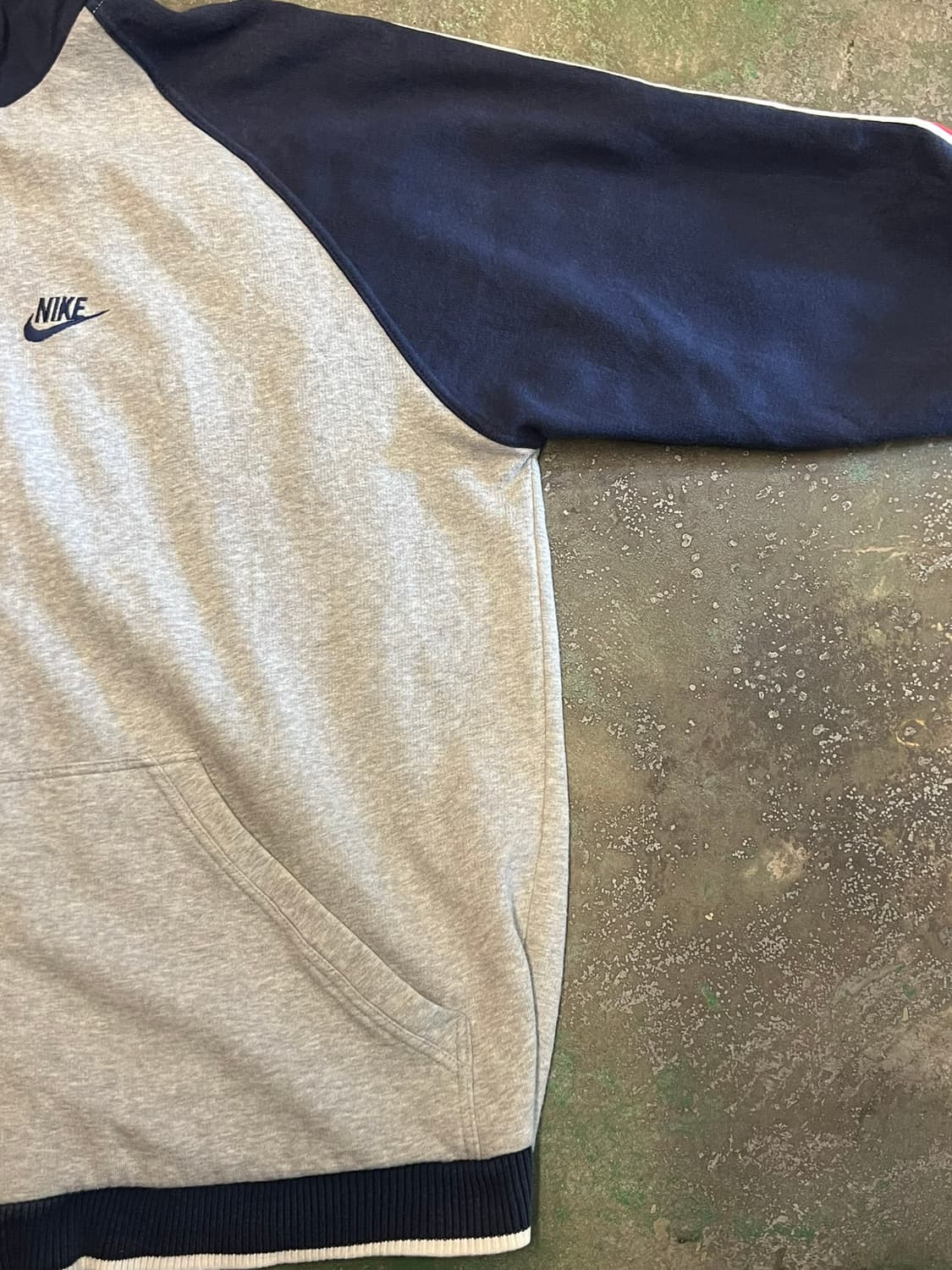 [XL] 올드 나이키 유럽 EU 후드집업 배색 자켓 상품이미지6