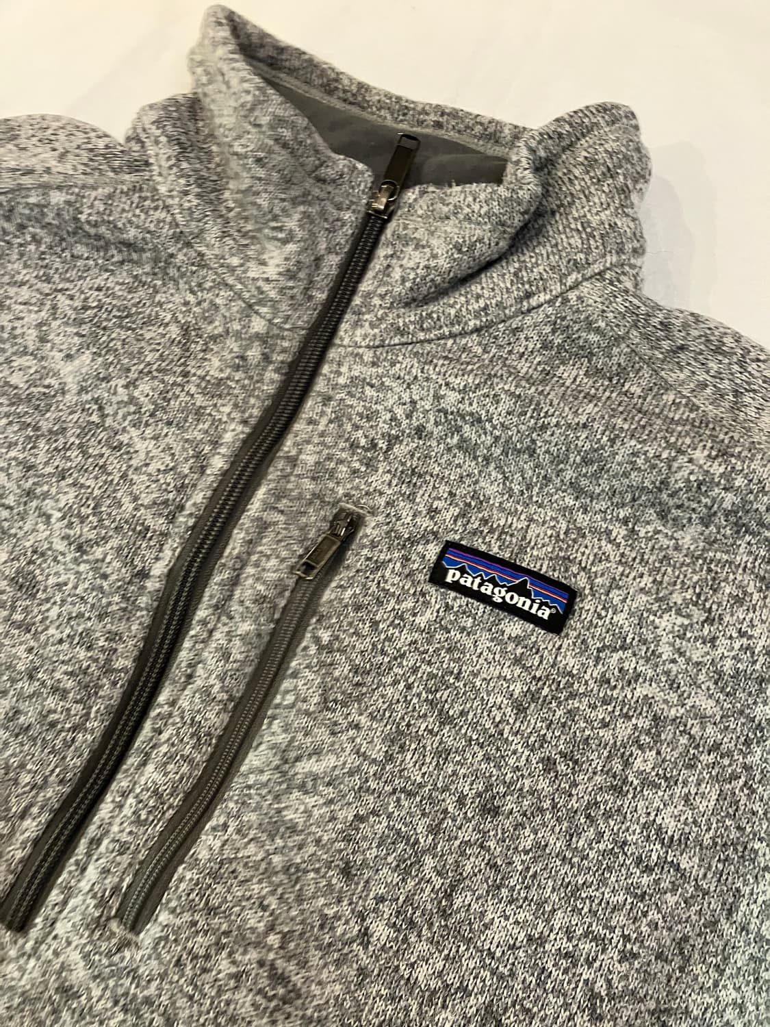파타고니아 베터 스웨터 하프집업 풀오버 플리스 그레이 상품이미지2