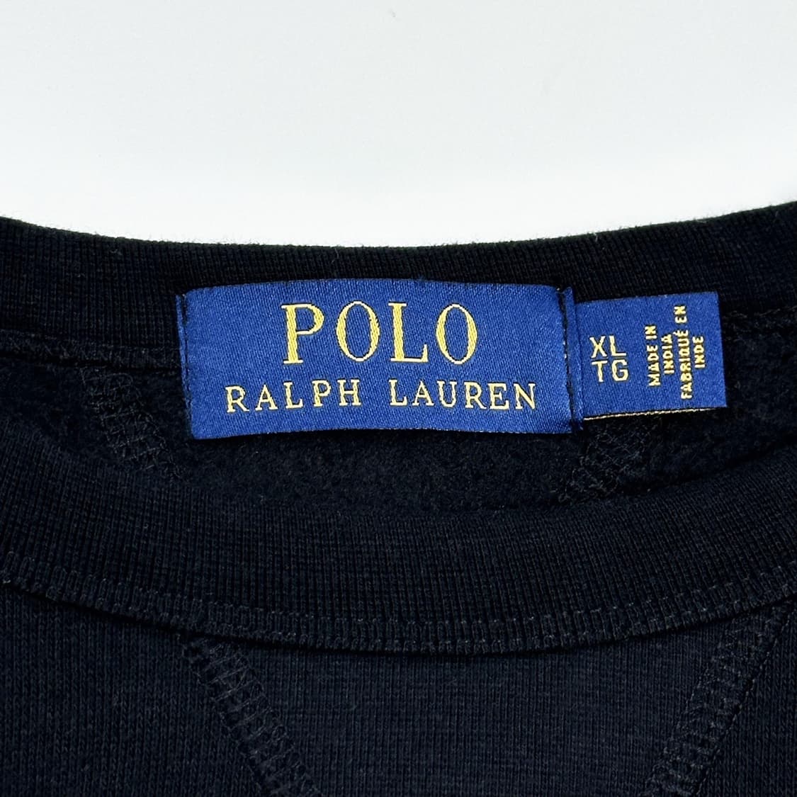 폴로 랄프로렌 포니 블랙 크루넥 맨투맨 (XL) 상품이미지5
