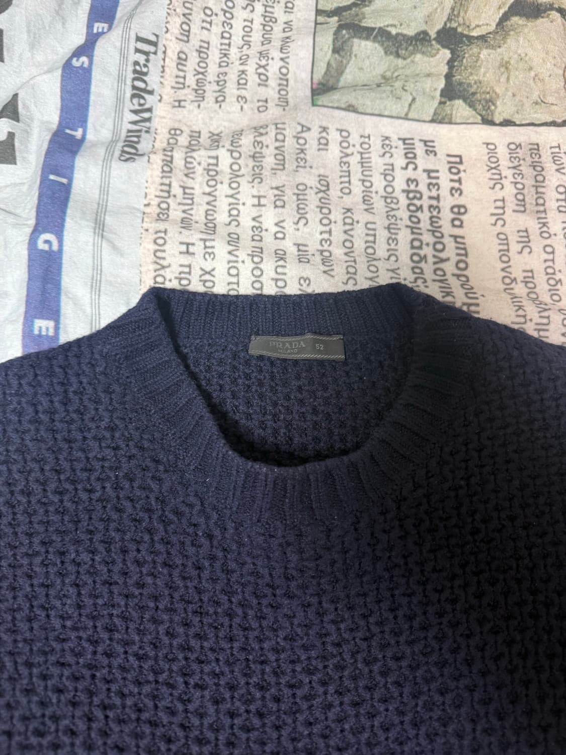 프라다 PRADA 네이비.니트 52 상품이미지4