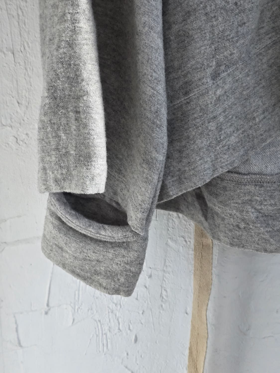 Meimei J 울혼방 블라우스 그레이 상품이미지2