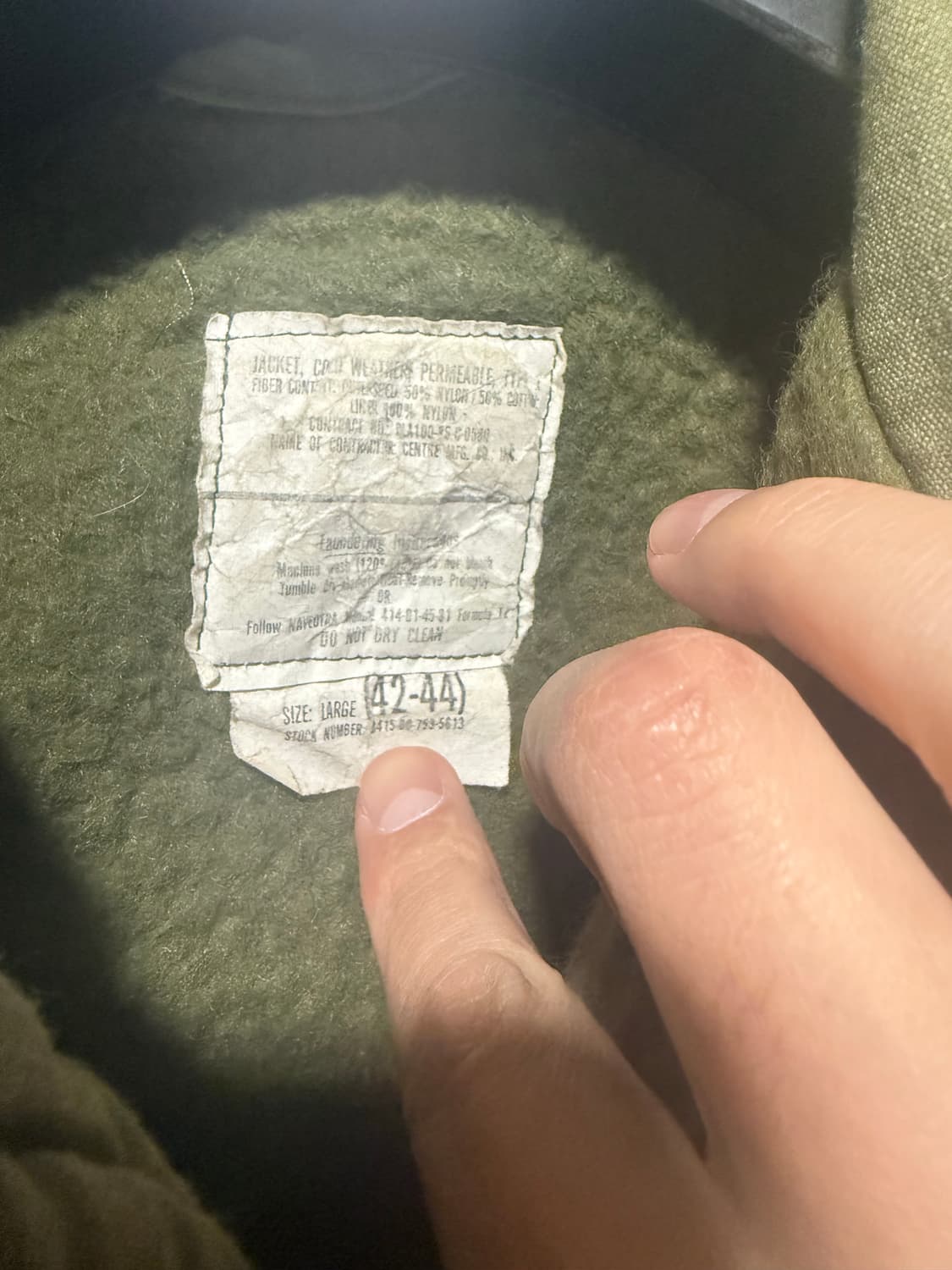 오리지널 80s 덱자켓 라지 상품이미지4