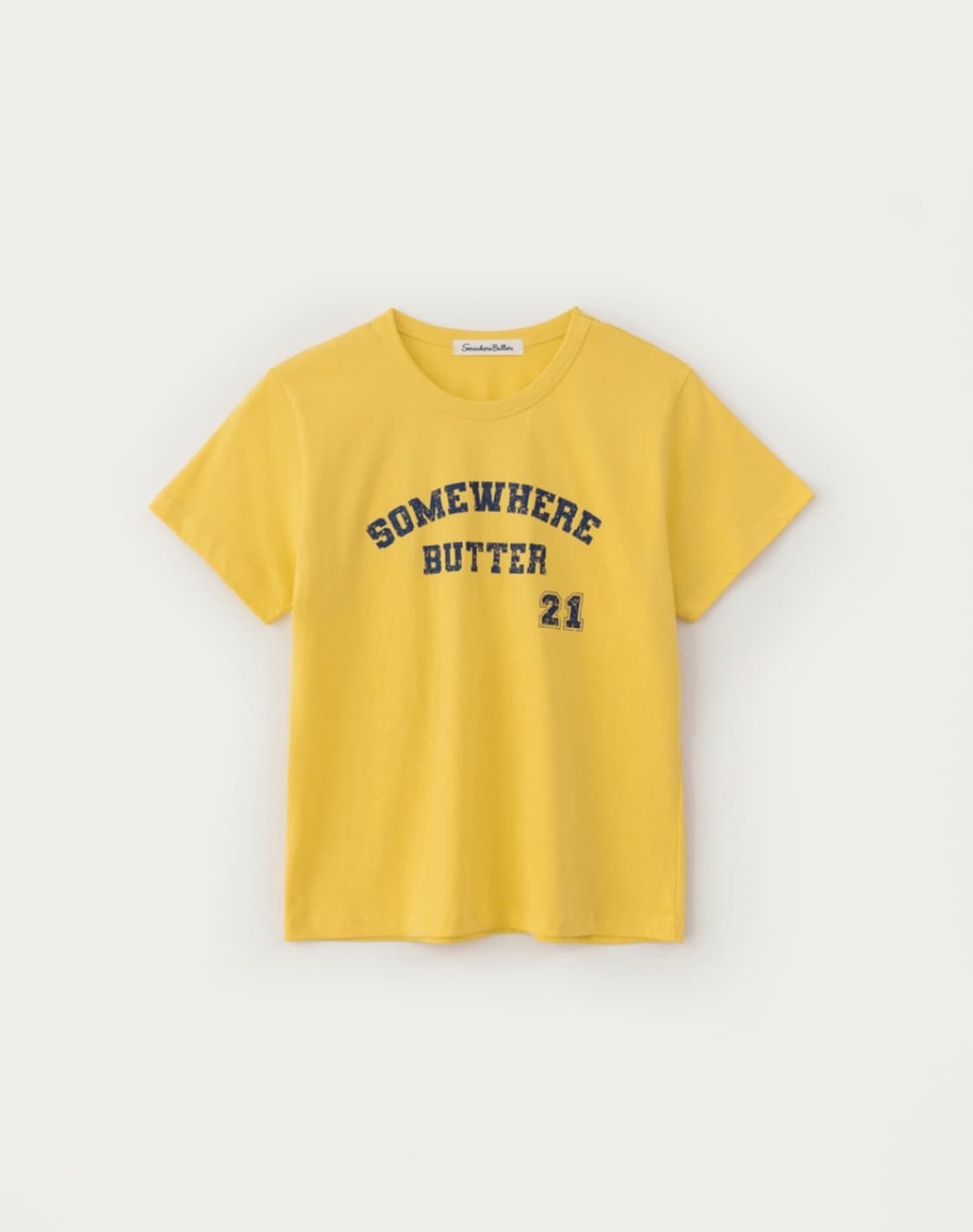 21 Square Logo Top - Yellow 상품이미지3