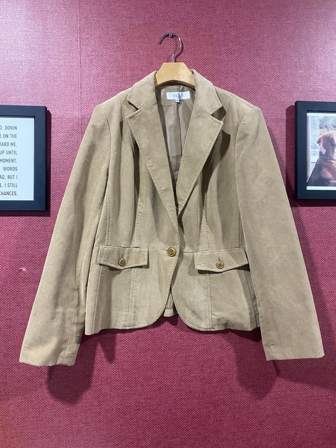 아이린쉴러 베이지 자켓 상품이미지1