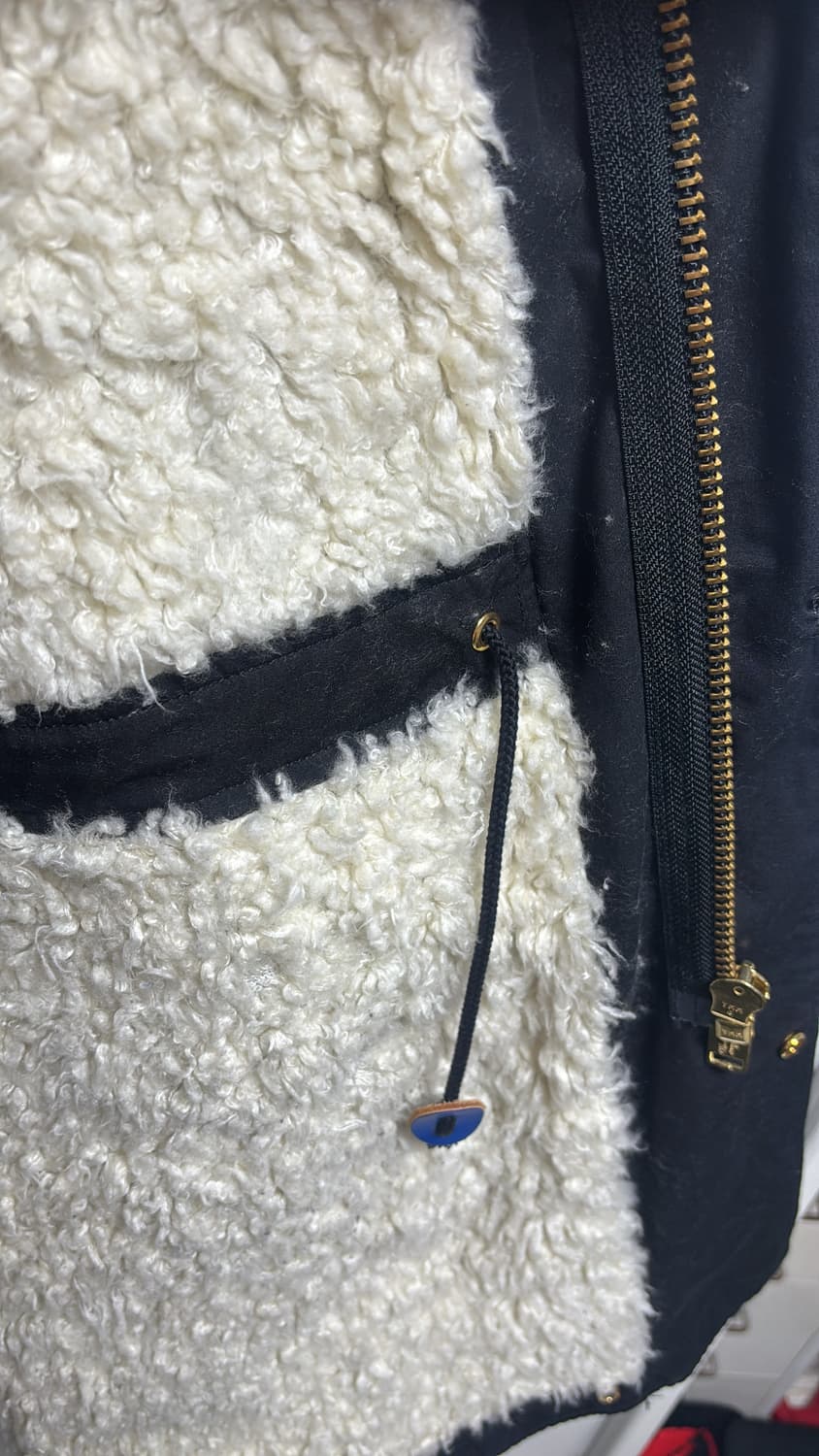 언더커버 알파카 퍼 파카 후드집업 코트 상품이미지7