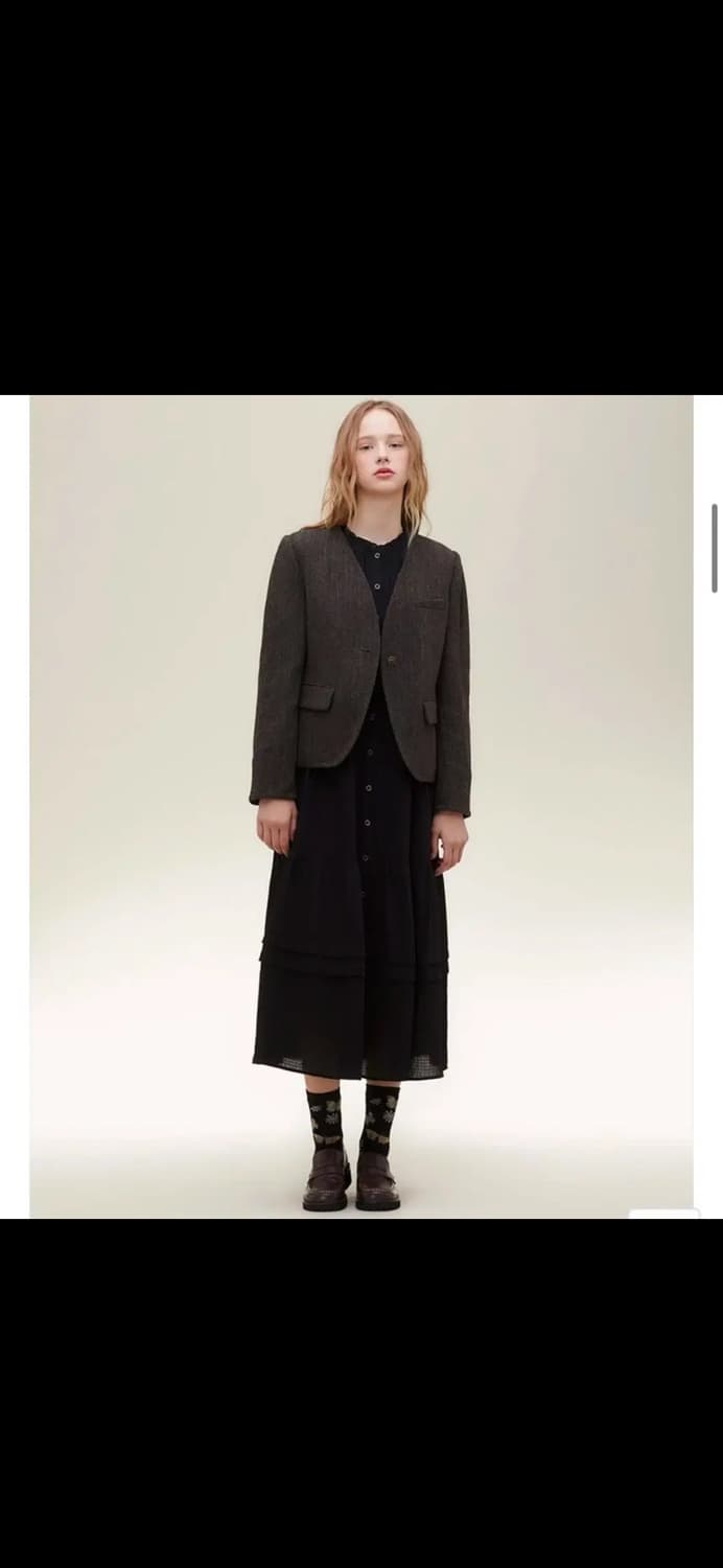 Thursdays island 썰스데이아일랜드 노카라 자켓 상품이미지1