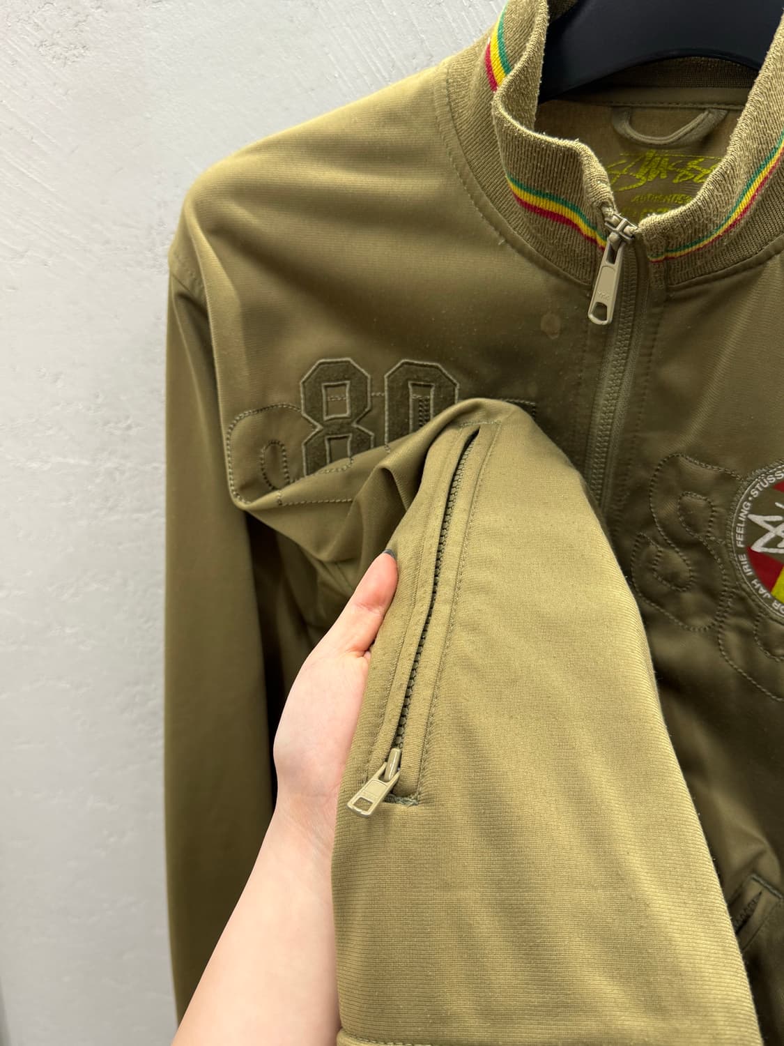 STUSSY 시투시 00s 트랙 자켓 져지 M 상품이미지6