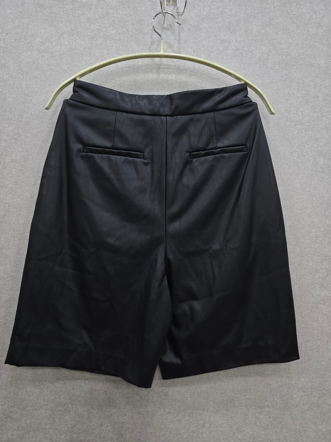 8SECONDS 블랙 레더 쇼츠 상품이미지3
