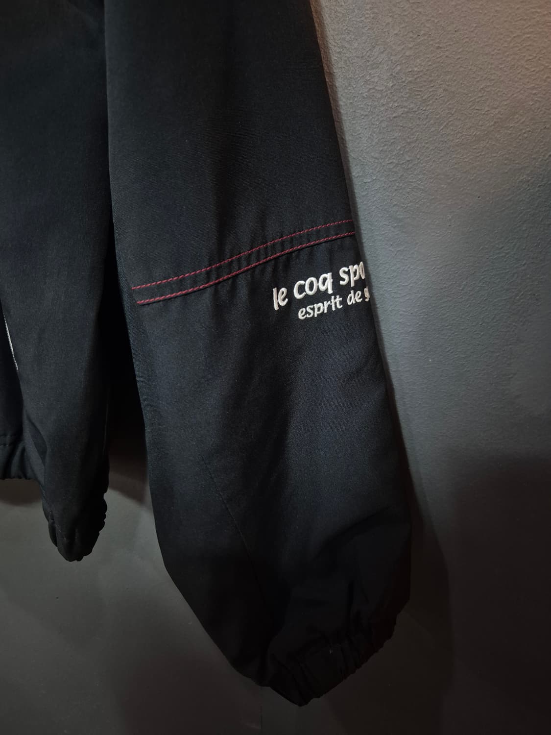 르꼬끄 스포르티프 바람막이 점퍼 블랙 M 상품이미지4