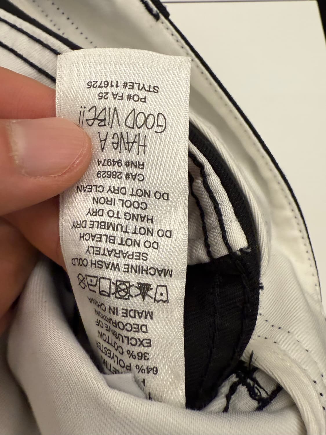 스투시 치노 팬츠 블랙 34  상품이미지6