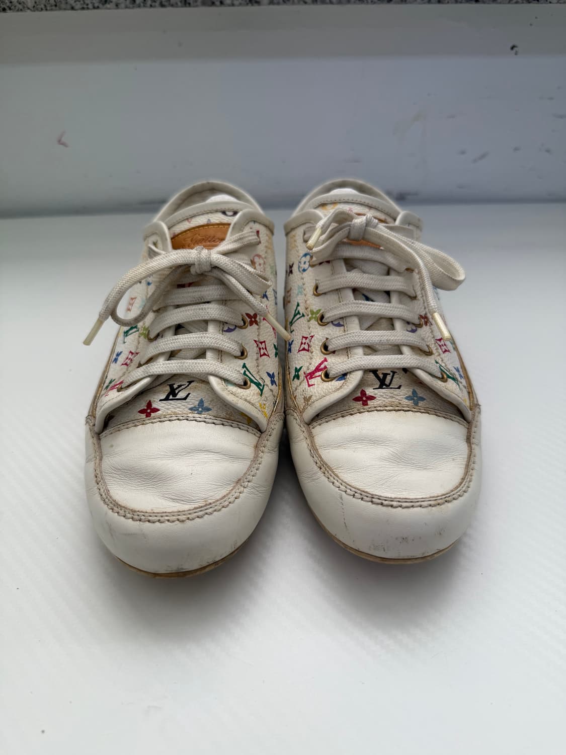 정품) 루이비통 모노그램 멀티컬러 스니커즈 36 상품이미지1