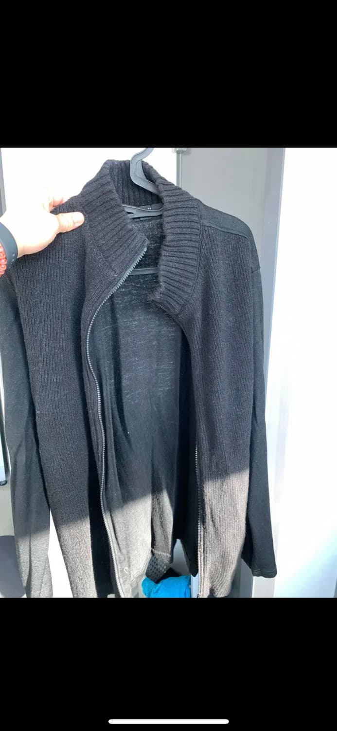 요지야마모토 니트집업 상품이미지1