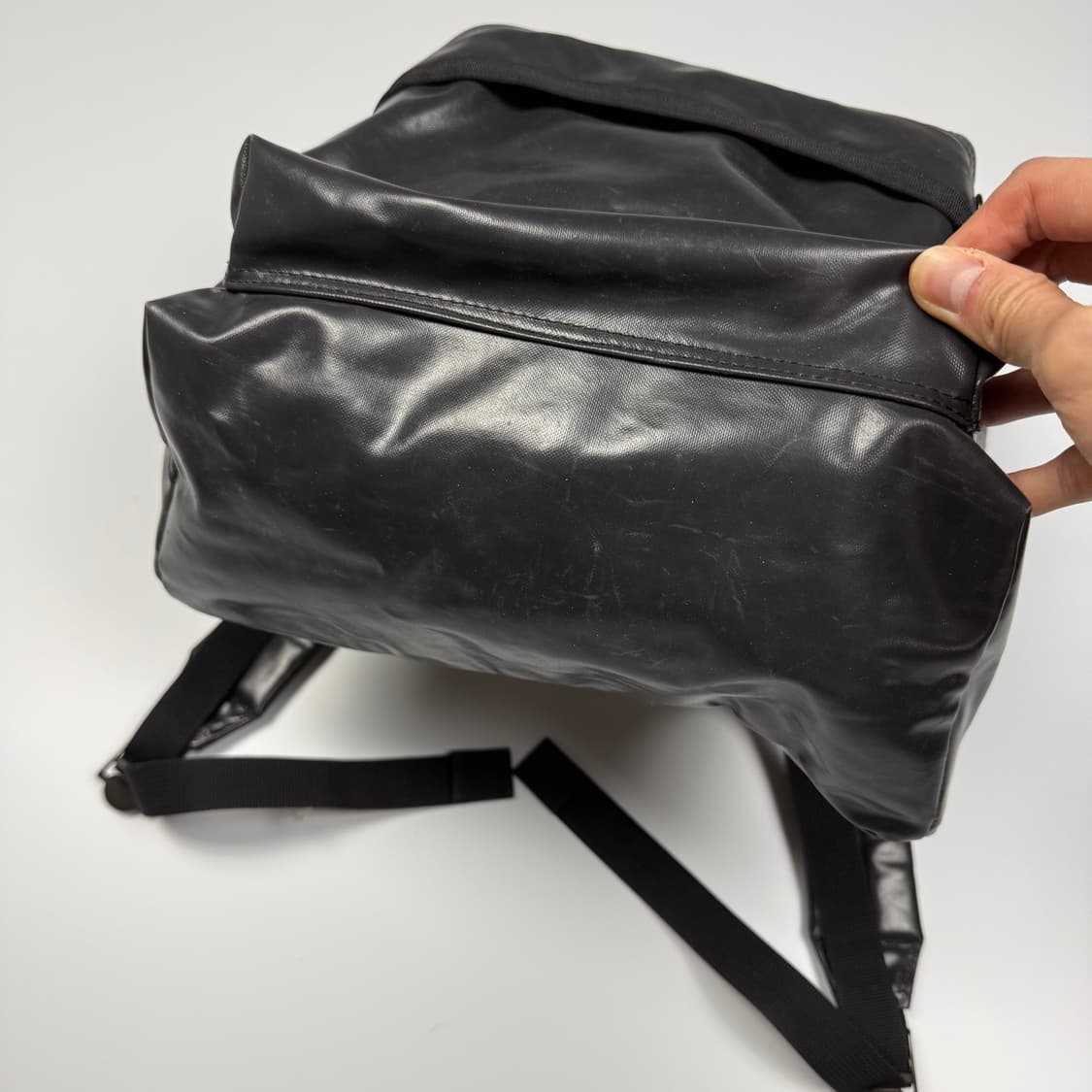 요시다포터 PVC 데이팩 백팩 블랙 상품이미지5