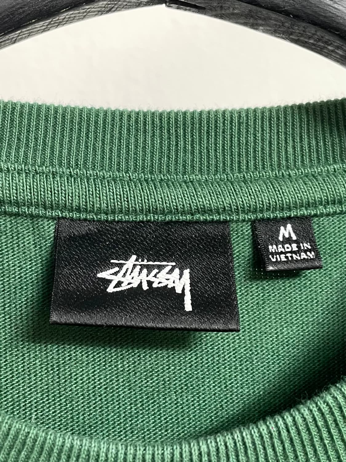 스투시 풋볼 크루 그린 롱슬리브 긴팔티 (on.610)    상품이미지4