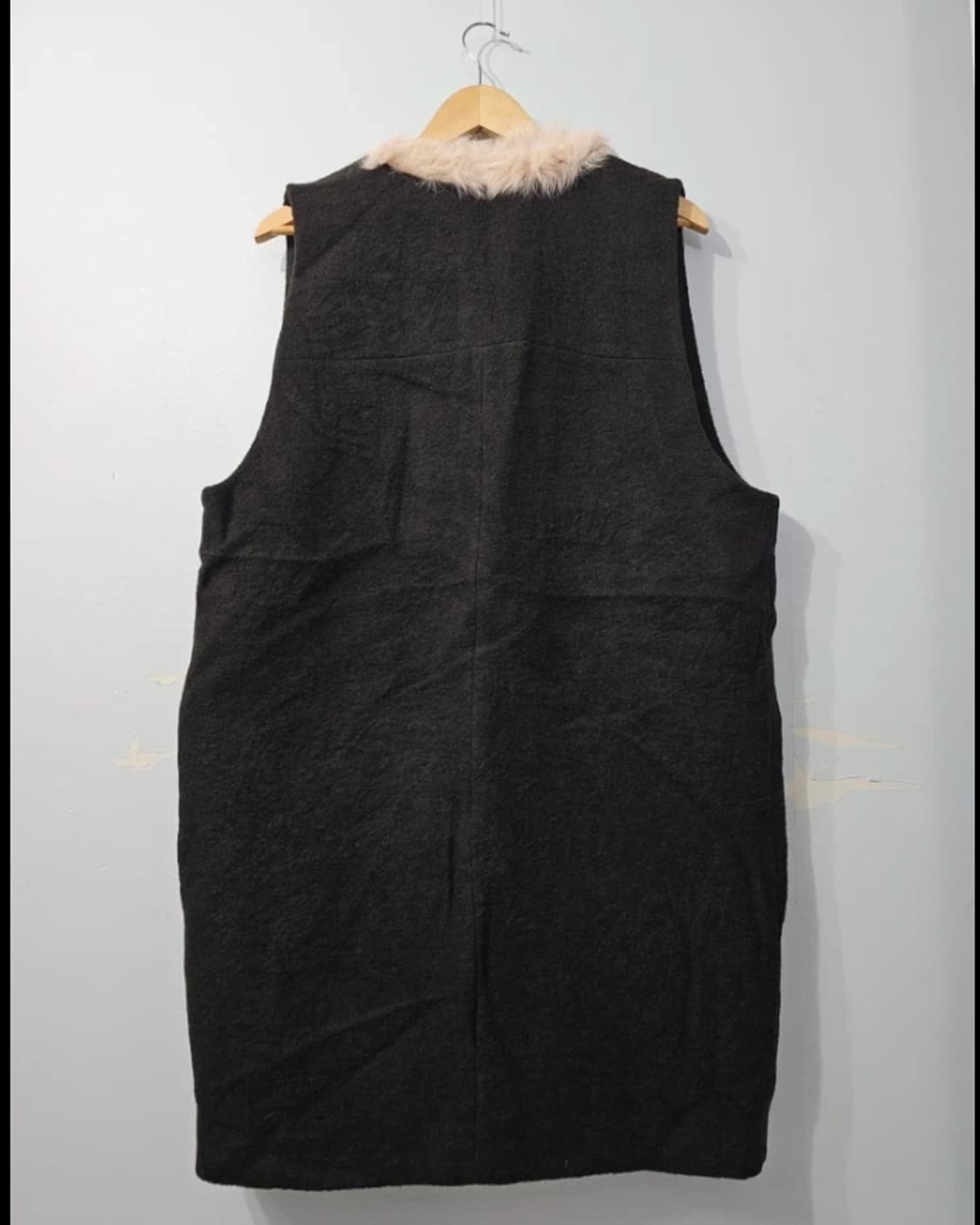 O'2nd 오즈세컨 롱 베스트 다크 가디건 ~66 상품이미지4