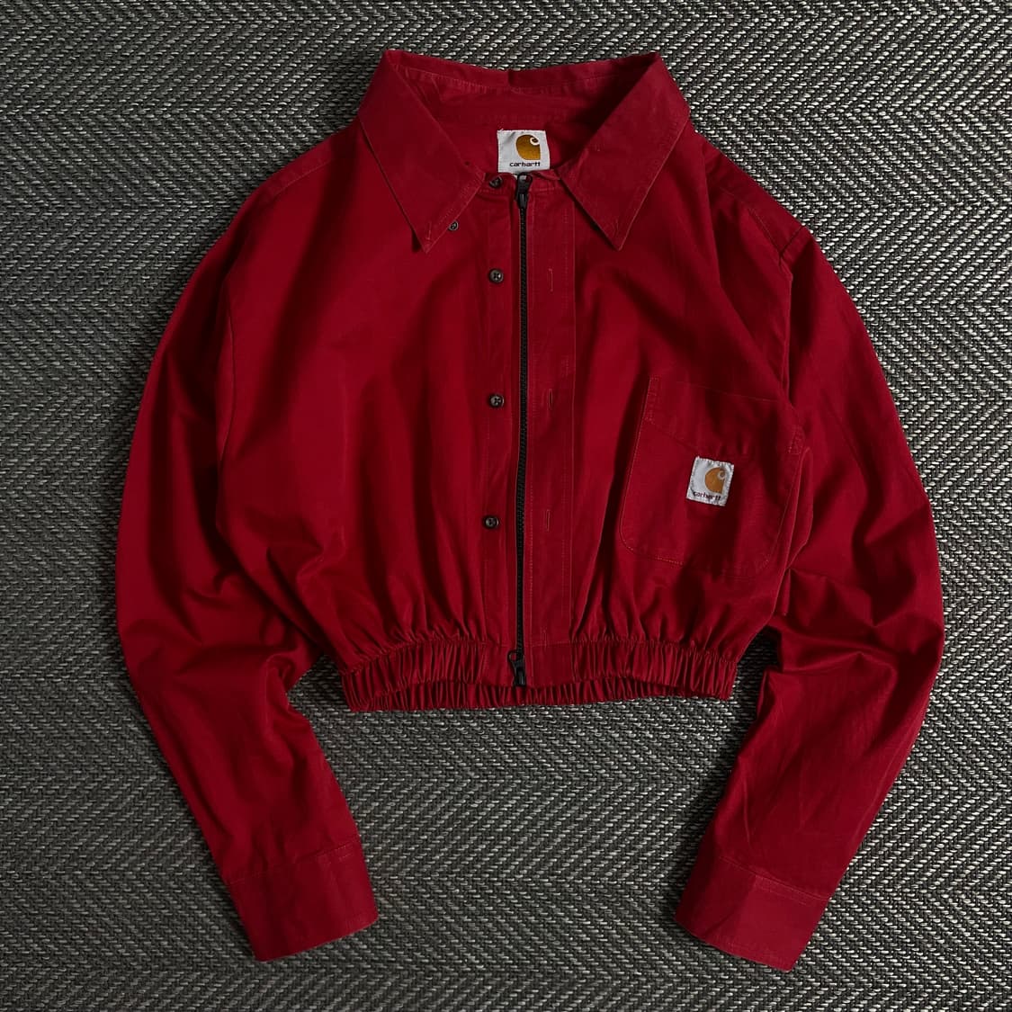 칼하트 크롭 리메이크 투웨이 셔츠 자켓o 3427 상품이미지1