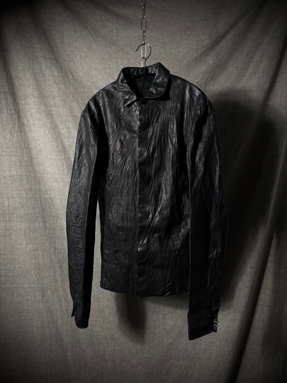 m.a+ 09SS Crinkled Lambskin Shirt Jacket 상품이미지2