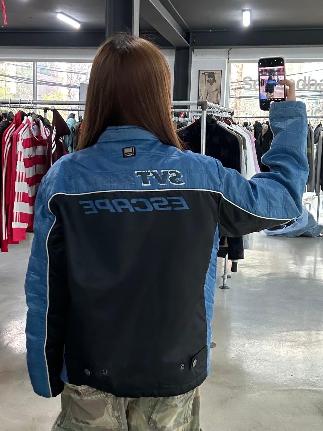 후부 플래티넘 포드 넥버클 레이싱 점퍼 상품이미지2