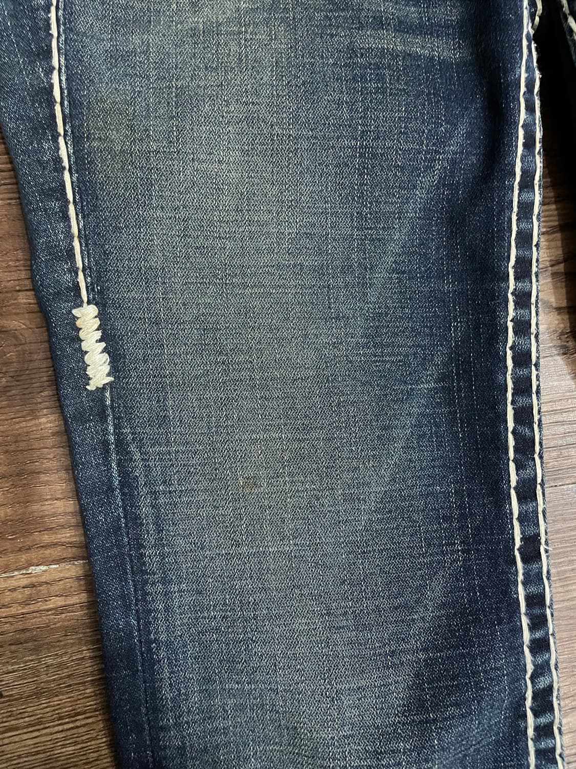 트루릴리전 USA 빌리슈퍼티 로우라이즈 부츠컷 데님 팬츠 플레어진 상품이미지5