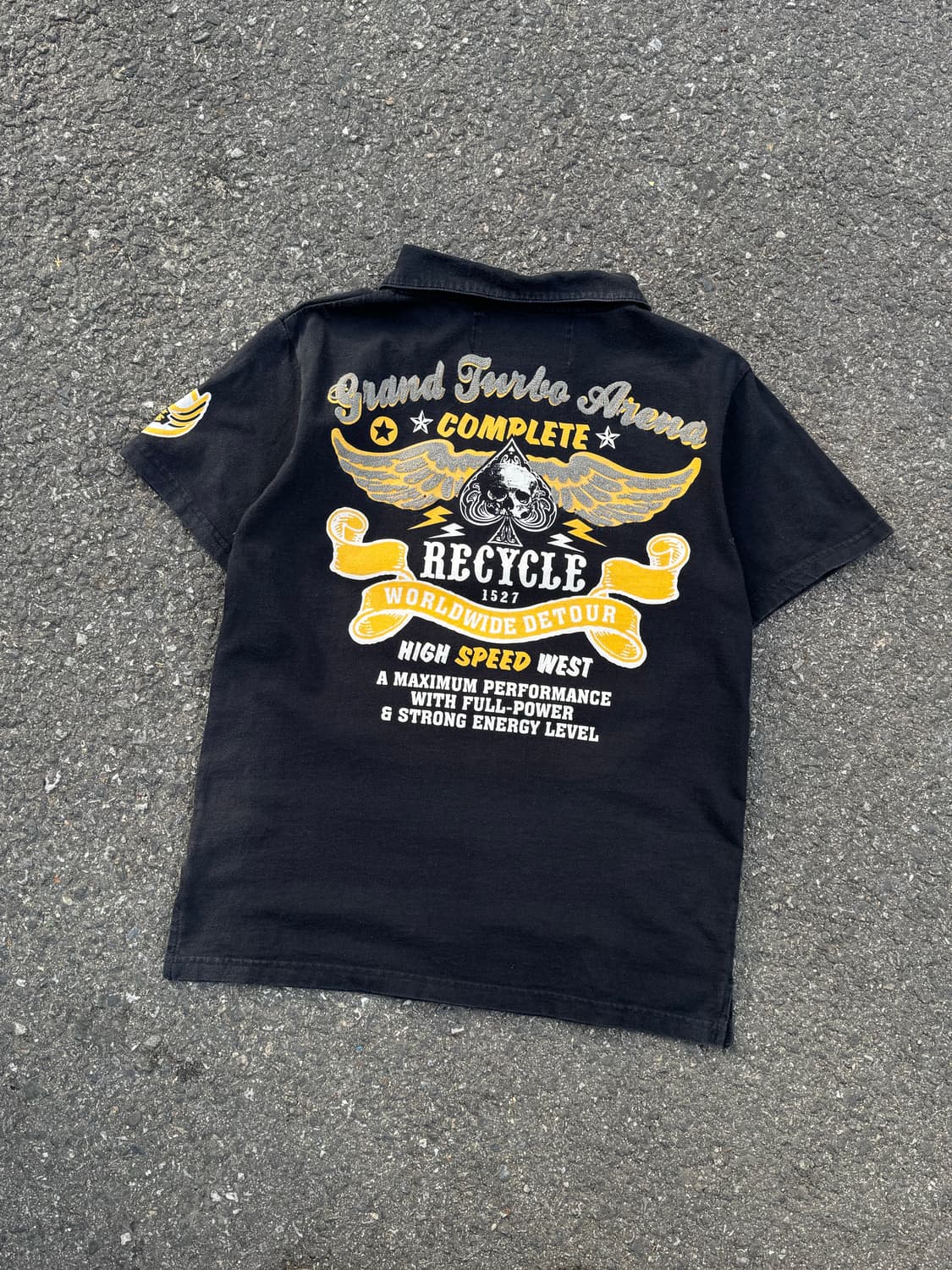 리사이클 레터링 PK 반팔티셔츠  상품이미지1