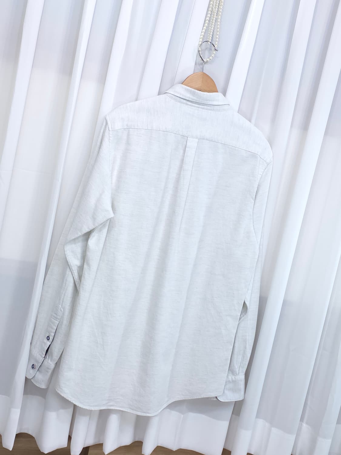 빔즈하트 체크배색 셔츠 상품이미지3