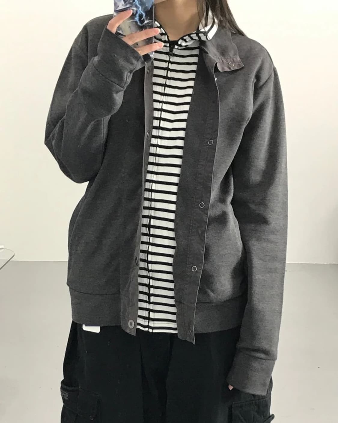 COMME CA ISM High-neck Snap Jacket 상품이미지4