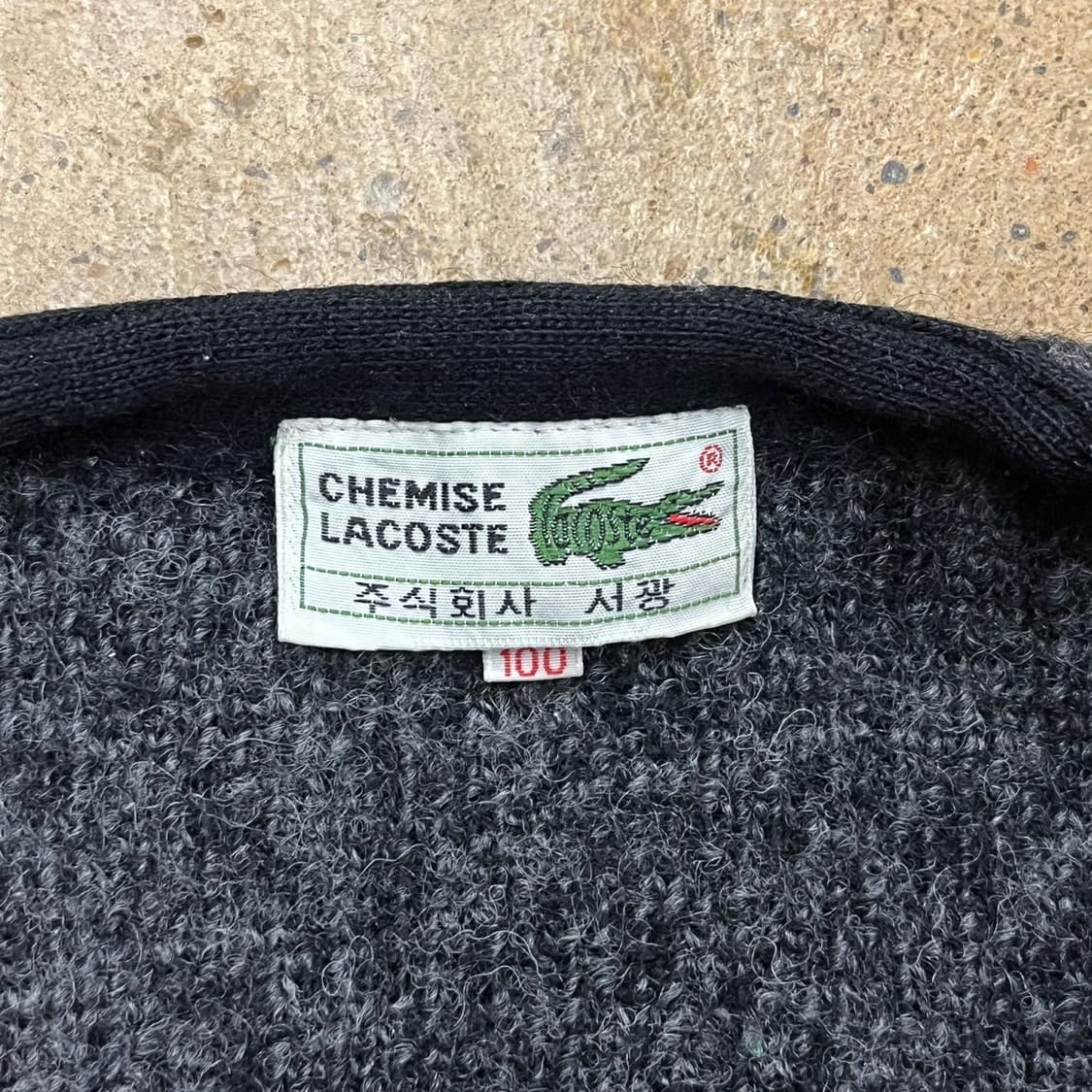 [정품/100] 라코스테 빈티지 가디건 b19 상품이미지4