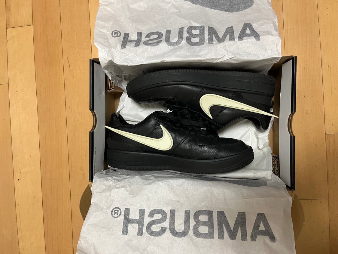 나이키 에어포스1 엠부쉬 블랙 285 상품이미지3