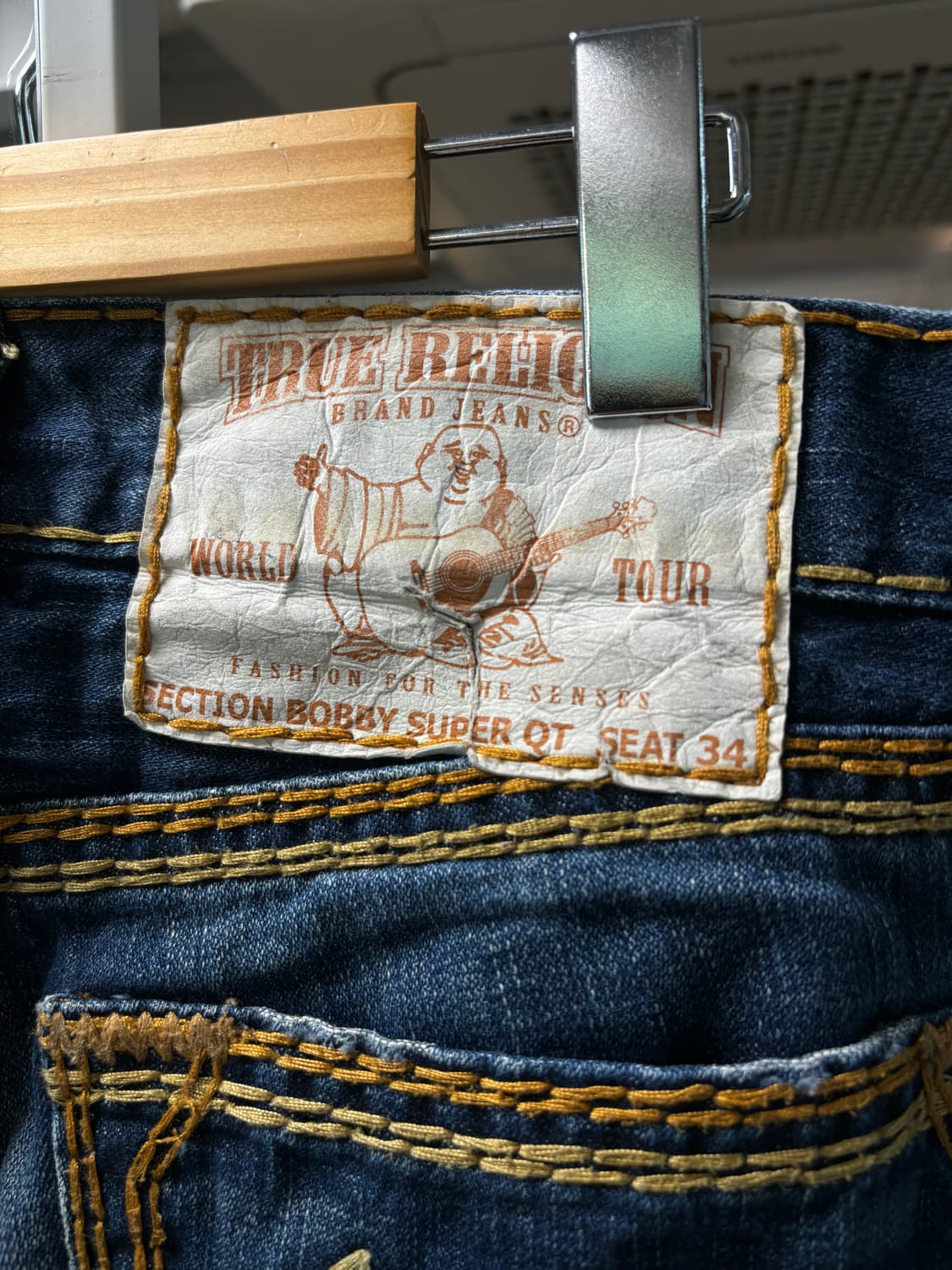 트루릴리전 스트레이트 로우라이즈 데님팬츠 상품이미지7