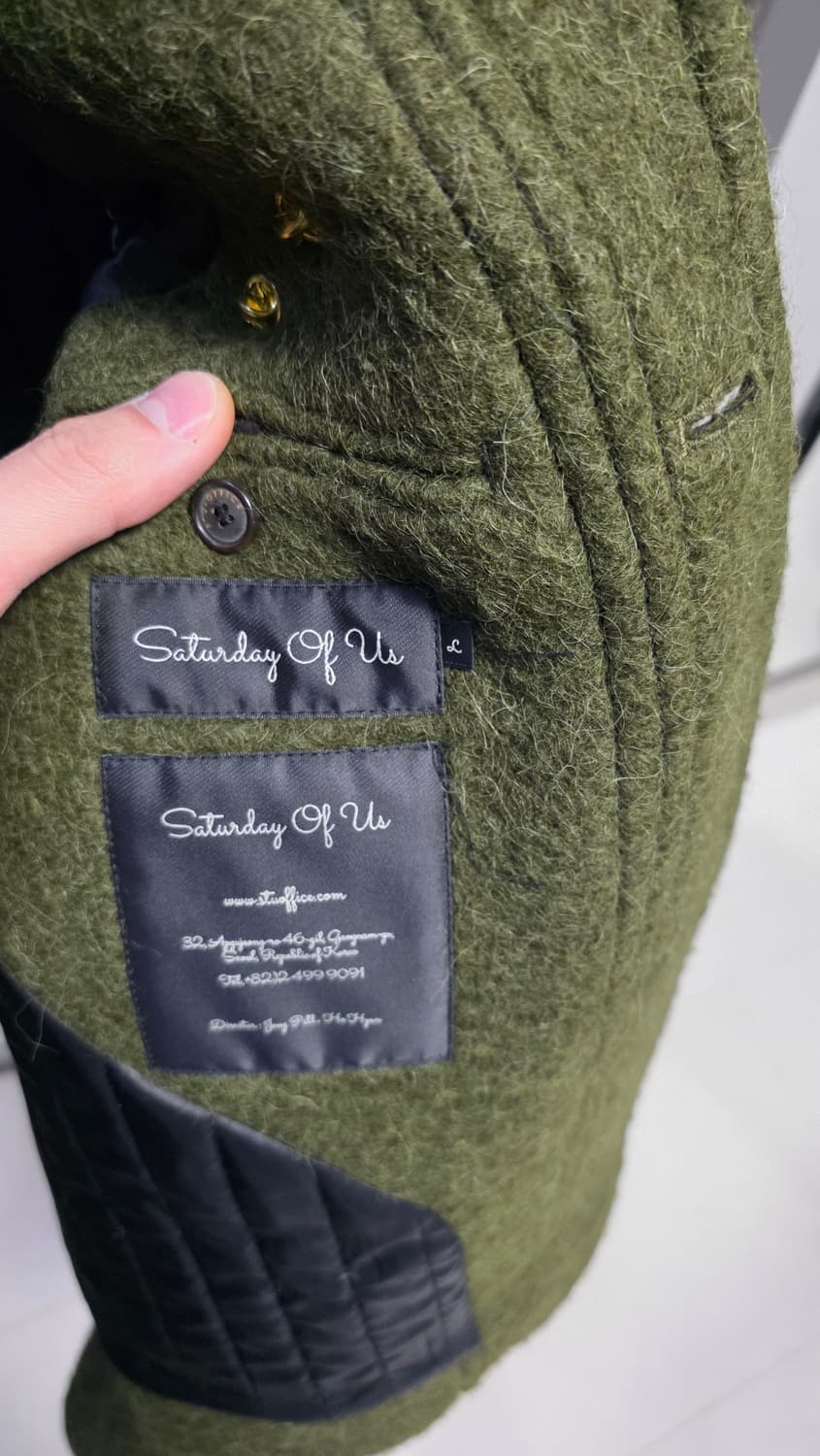 STU 밴딩자켓 그린 L사이즈 상품이미지2