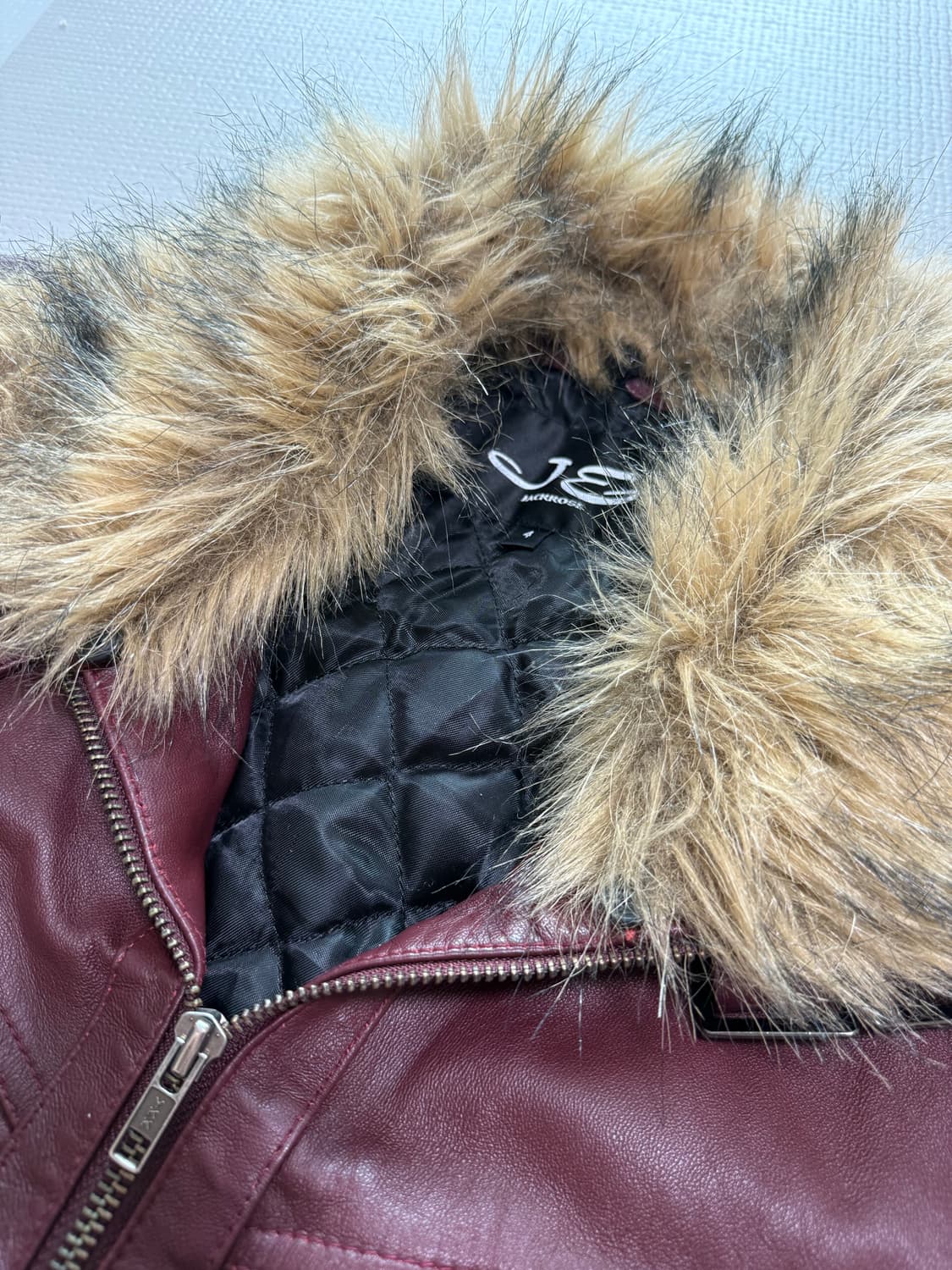 Jackrose 00s lamb skin trimming fur jack 상품이미지3