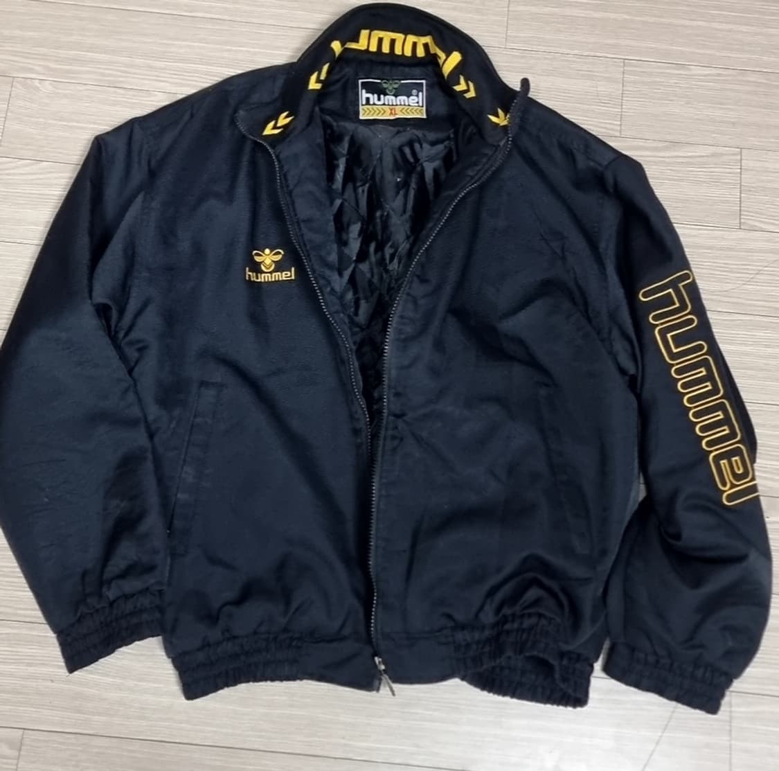 험멜 블랙 트랙 자켓 XL 상품이미지1