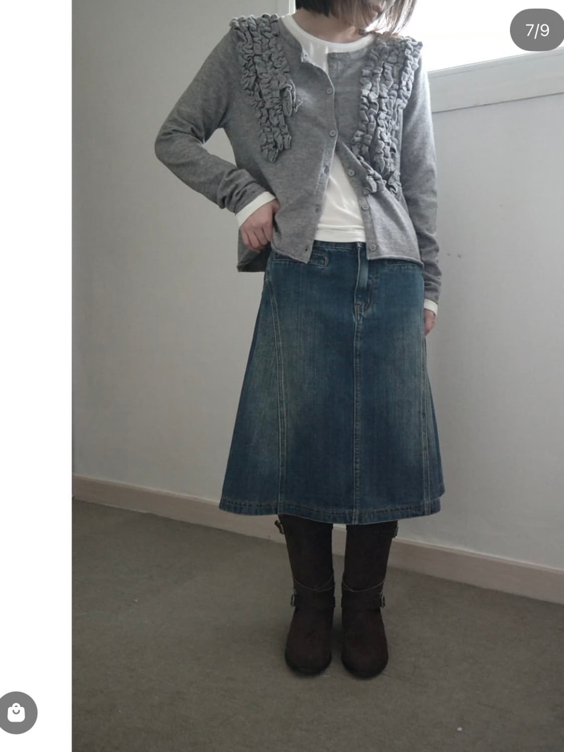 에프터먼데이 데님스커트 상품이미지1