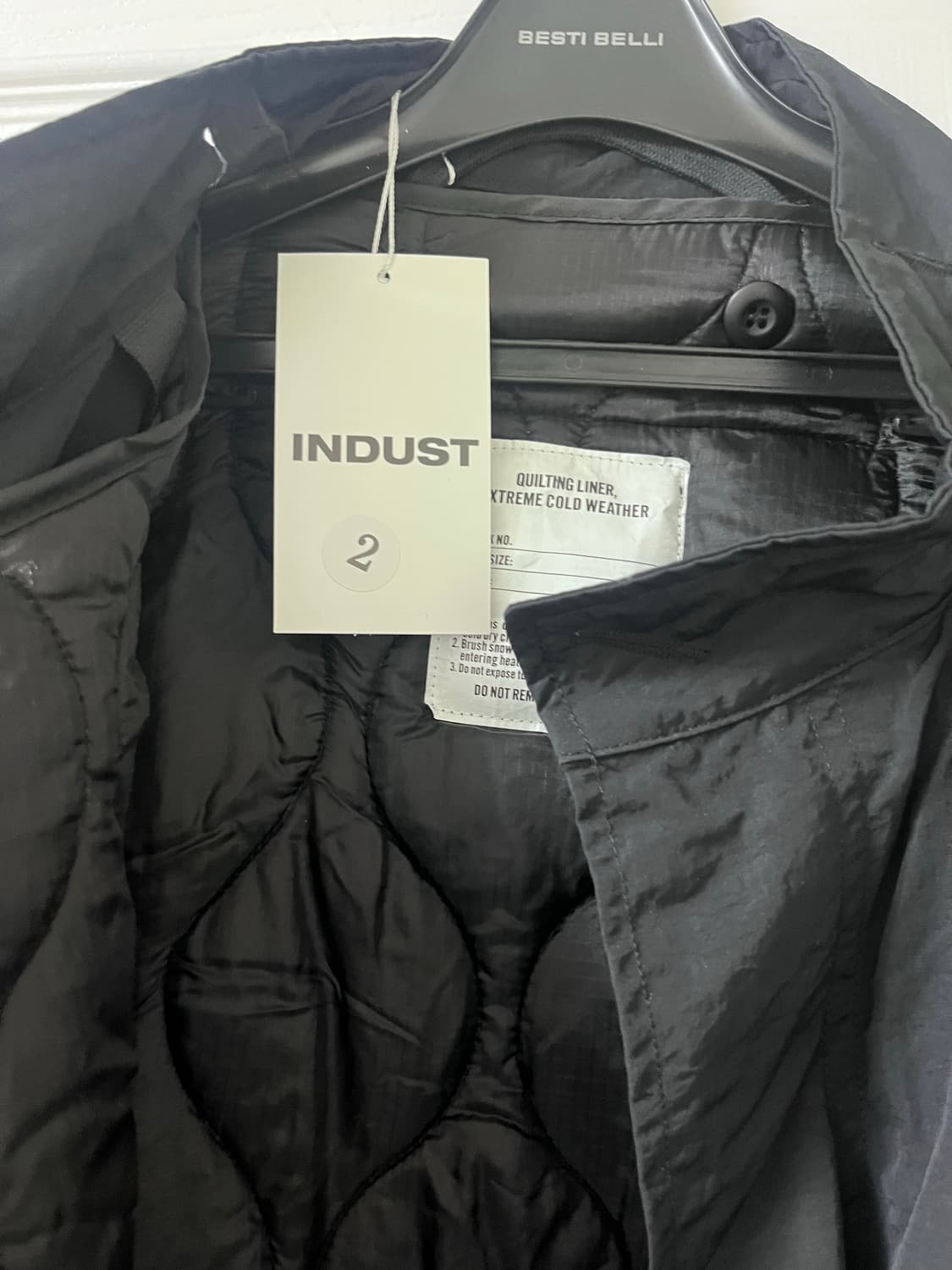 인더스트 블랙 롱야상 m65 피쉬테일 사이즈2(105, 새상품) 상품이미지2