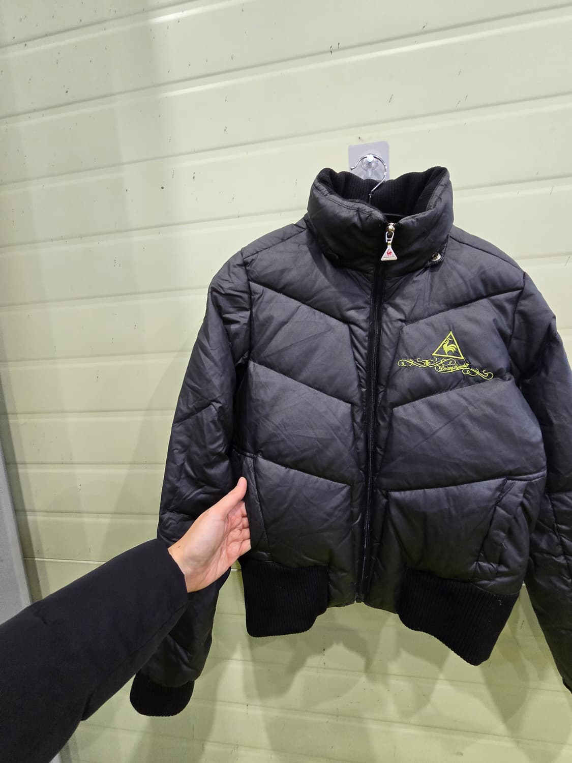 Y2K 르꼬끄 스포르티브 여성 패딩 점퍼 90(M) 상품이미지3