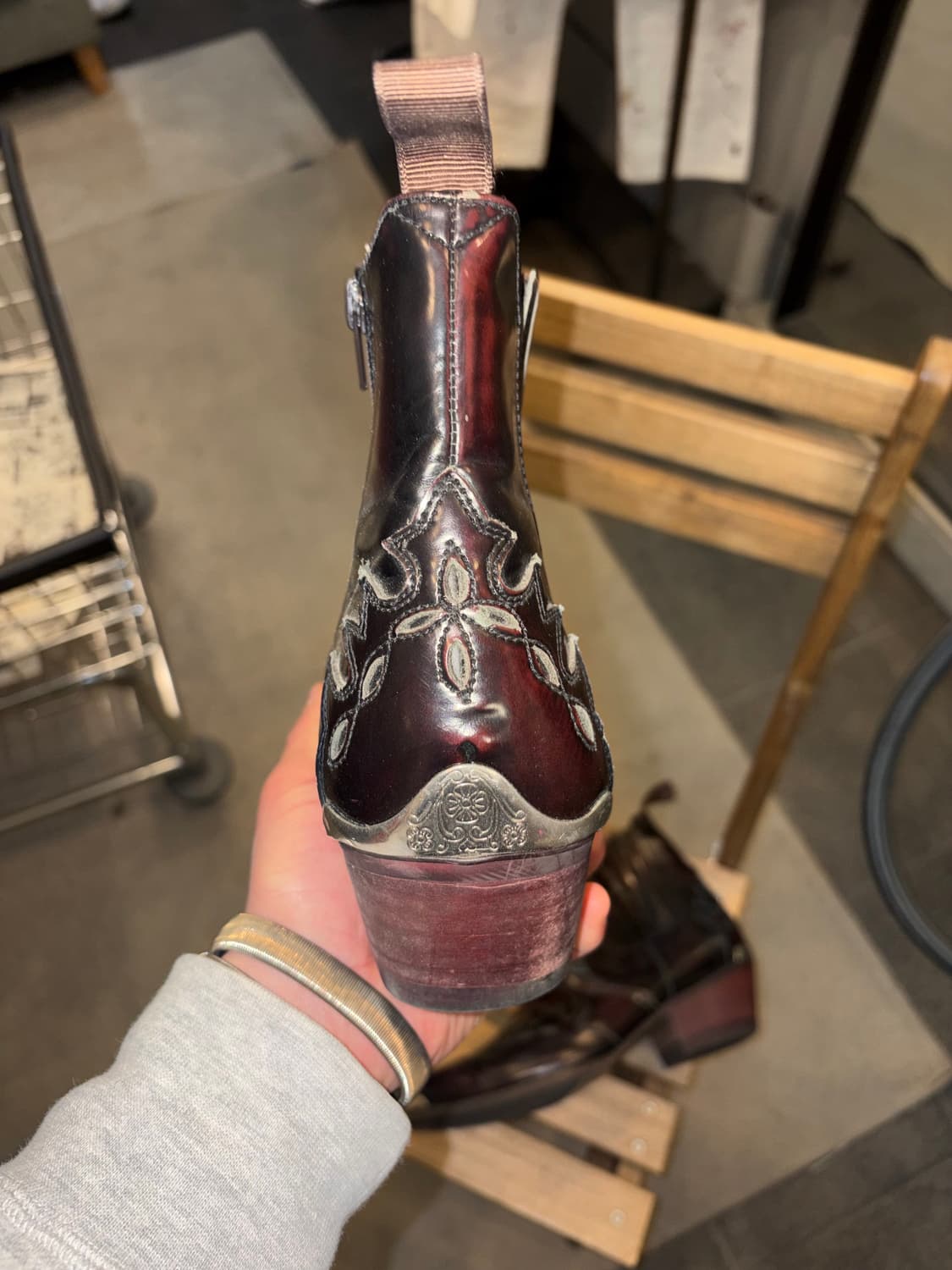 Italy Handmade aging western boots (275) 상품이미지9