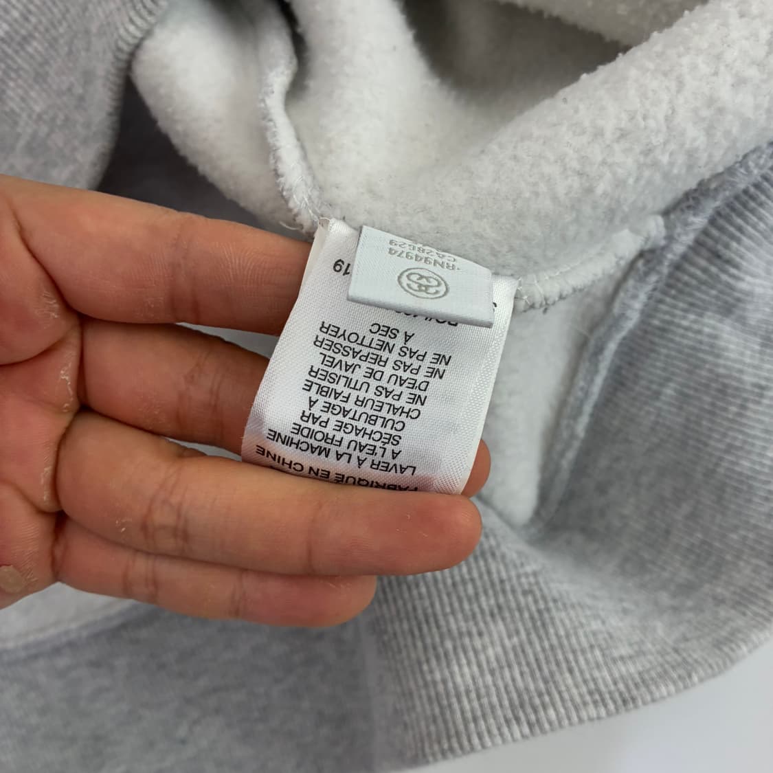 Stussy 스투시 tokyo 멜란지그레이 후드티 상품이미지8