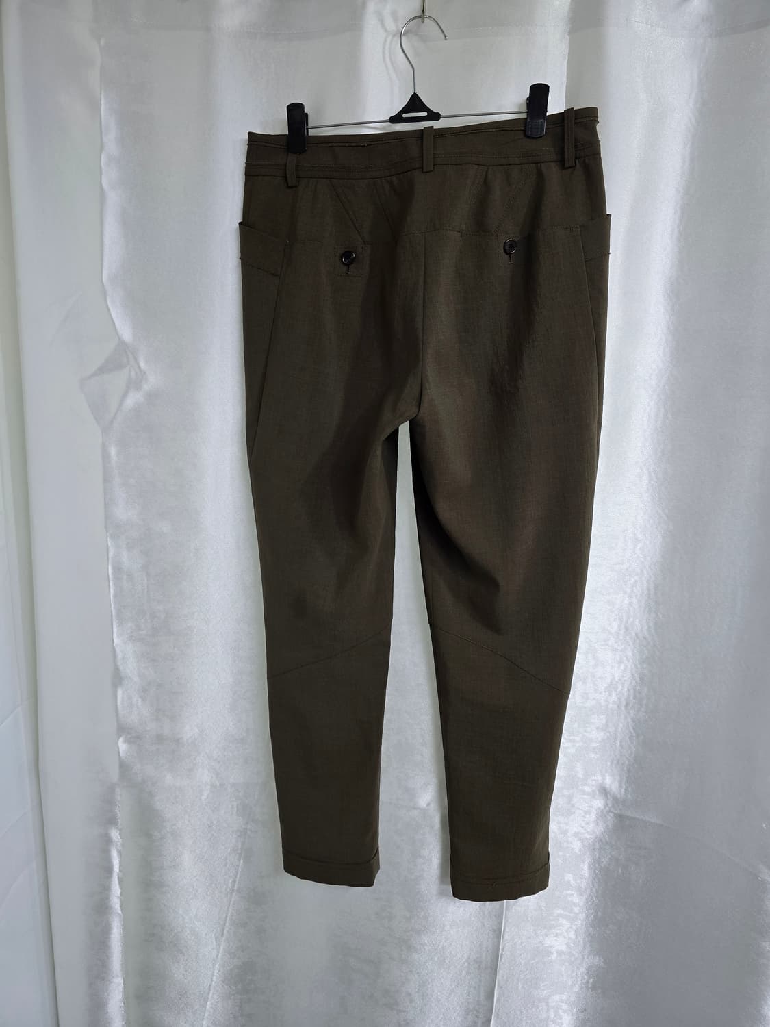 TIME 타임 카키색 플리츠 바지 (1917) 상품이미지2