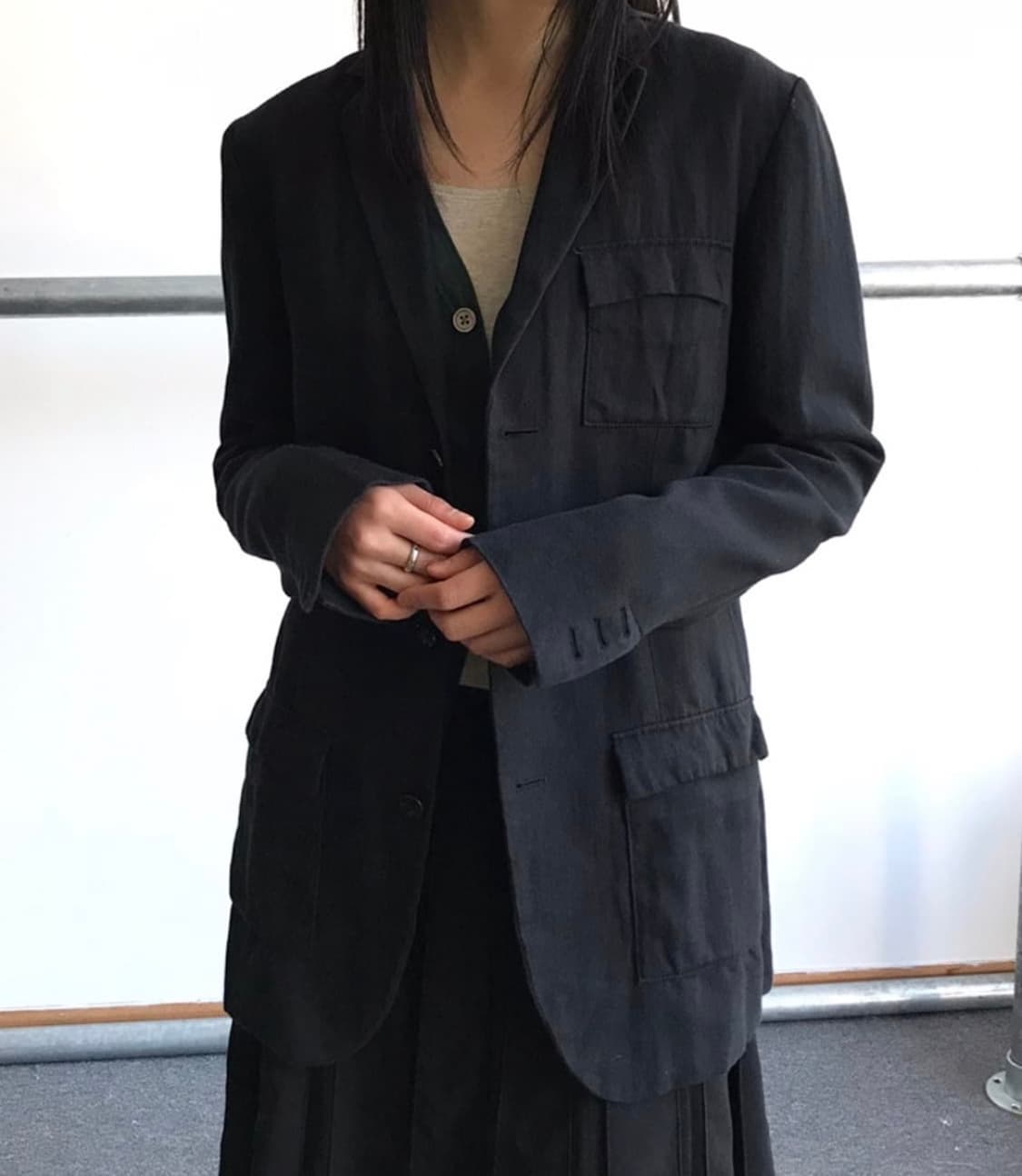 PHASE JAPAN cotton linen tailored jacket 상품이미지1