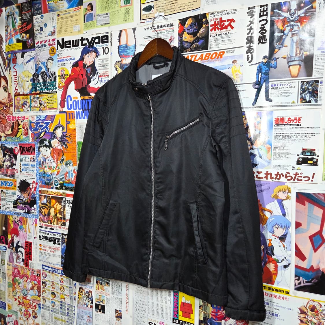 JPN 포켓 지퍼 넥 버클 락시크 자켓 상품이미지2