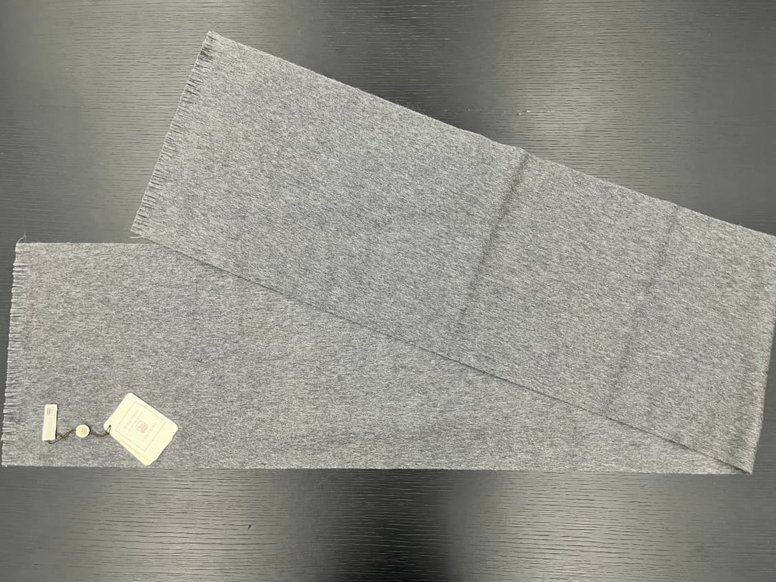 콜롬보 캐시미어 100% 머플러 스카프 그레이 (새상품) 상품이미지3