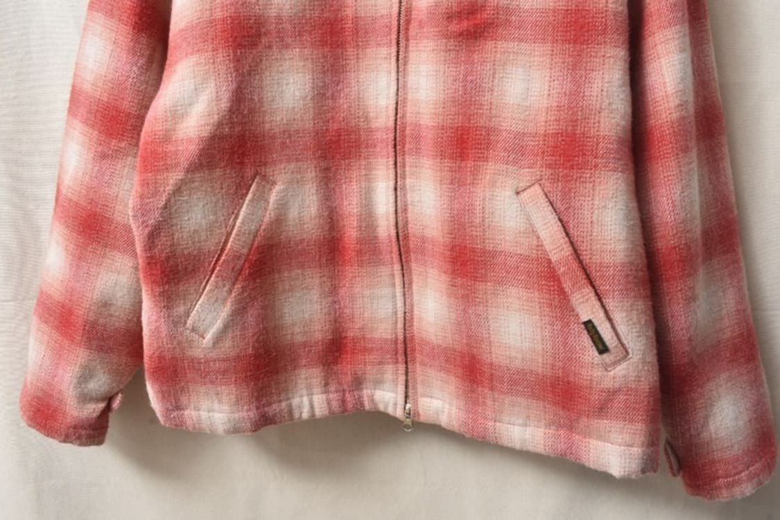 DYSLEXIA 커스텀 울 체크 자켓 L M0098 상품이미지4