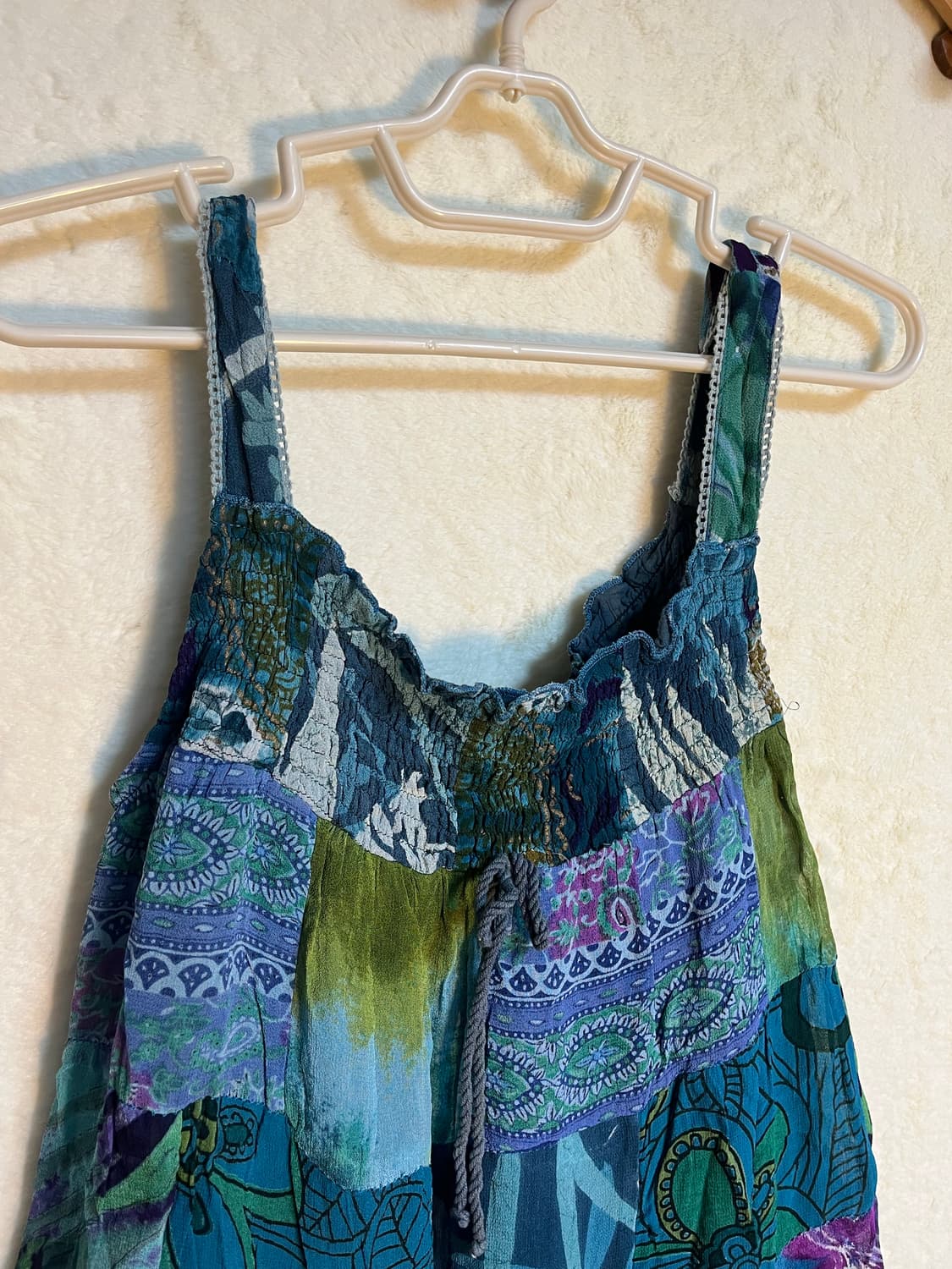 빈티지 히피 패치 나시 원피스 상품이미지3