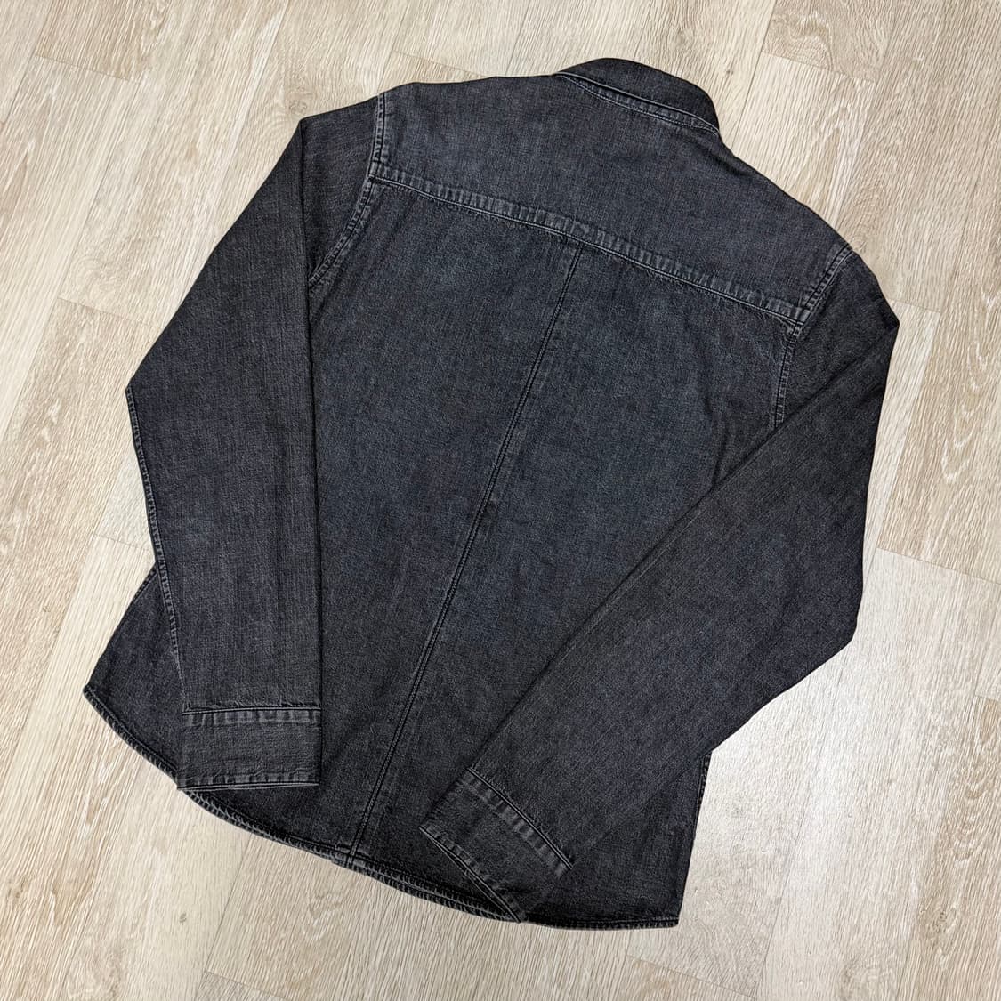 [L/새상품급] 크롬하츠 레더패치 데님 셔츠 자켓 상품이미지8