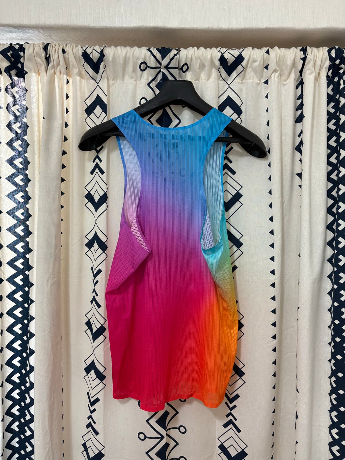 소어 러닝 맨즈 프린티드 테크 싱글렛 레인보우 상품이미지2