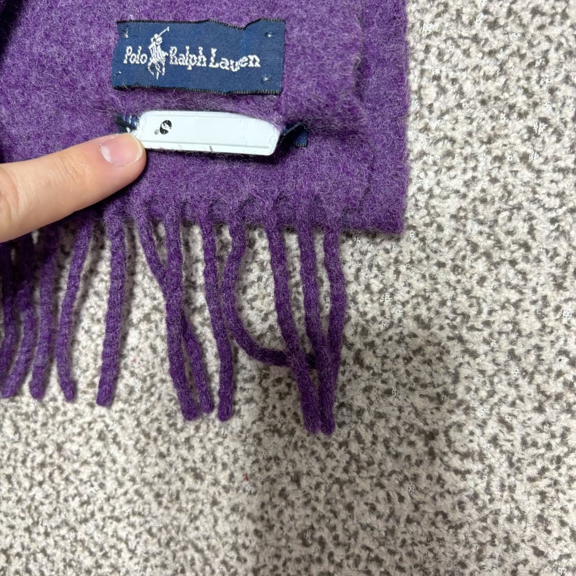 [택포,램스울100] 폴로 랄프로렌 이태리 머플러 목도리 [A] 상품이미지4