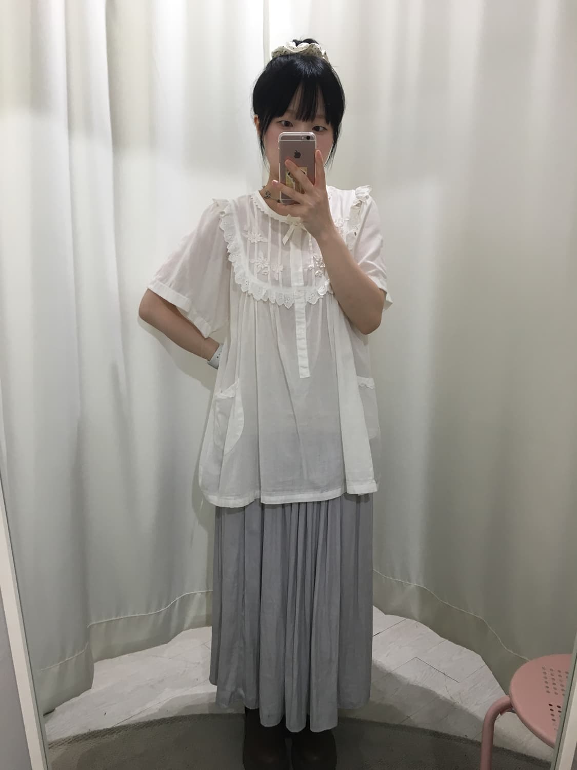 페어리 모리 리본 블라우스 상품이미지4