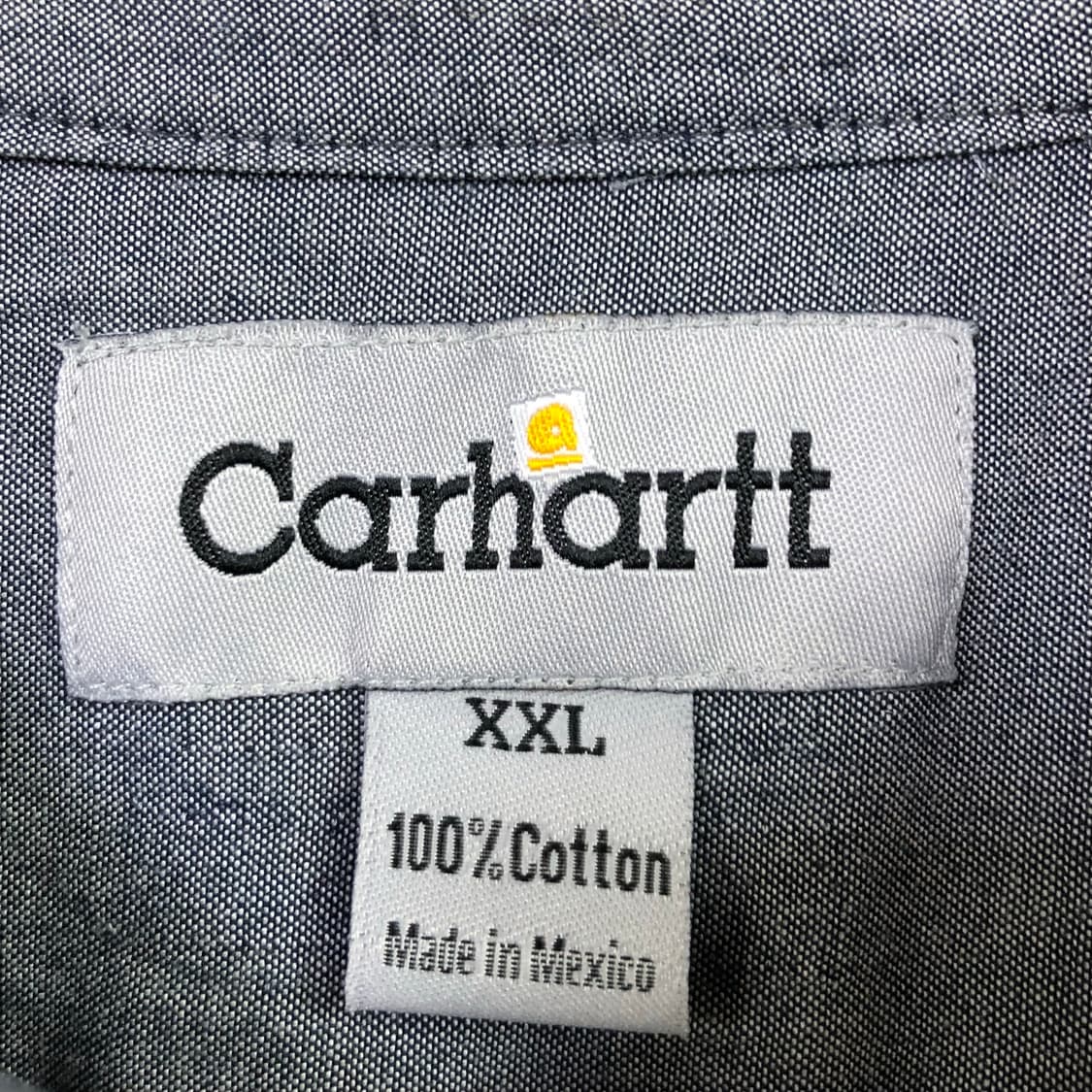 Xxl 칼하트 블랙 워크 빅셔츠 상품이미지3