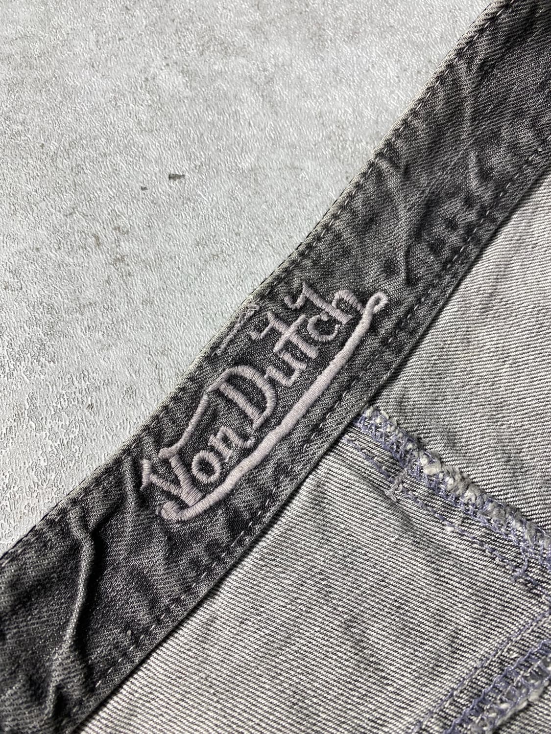 [31] Von Dutch 본더치 그레이 워시드 데님팬츠 상품이미지6